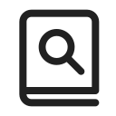 Ic,Fluent,Book,Search,Regular