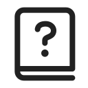 Ic,Fluent,Book,Question,Mark,Regular