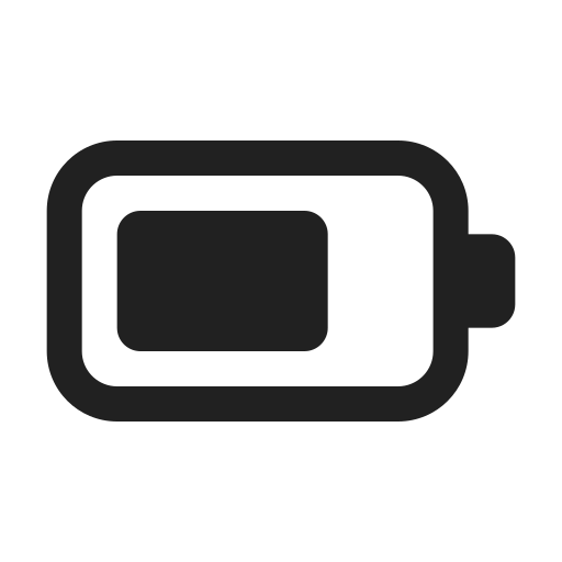 Ic, fluent, battery, regular icon