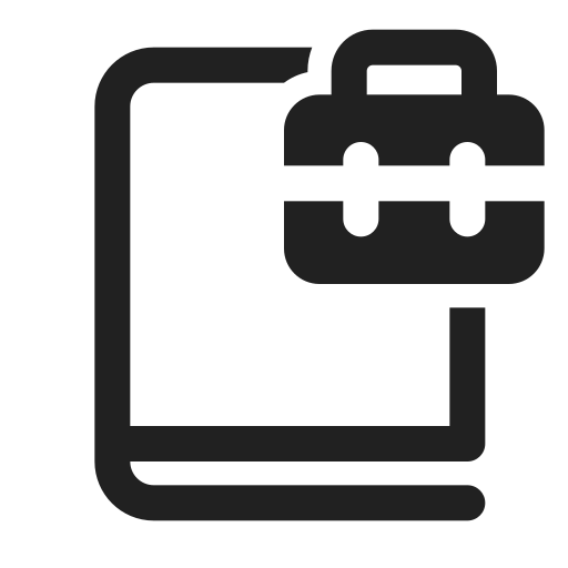 Ic, fluent, book, toolbox, regular icon