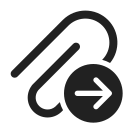 Ic,Fluent,Attach,Arrow,Right,Regular