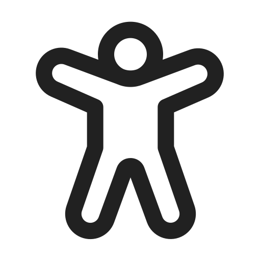 Ic, fluent, accessibility, regular icon