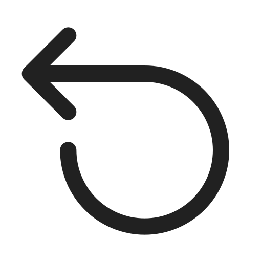 Ic, fluent, arrow, reset, regular icon