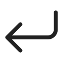 Ic,Fluent,Arrow,Enter,Left,Regular