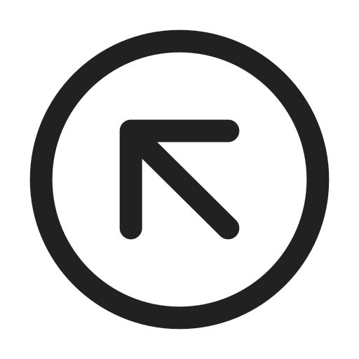 Ic, fluent, arrow, circle, up, left, regular icon