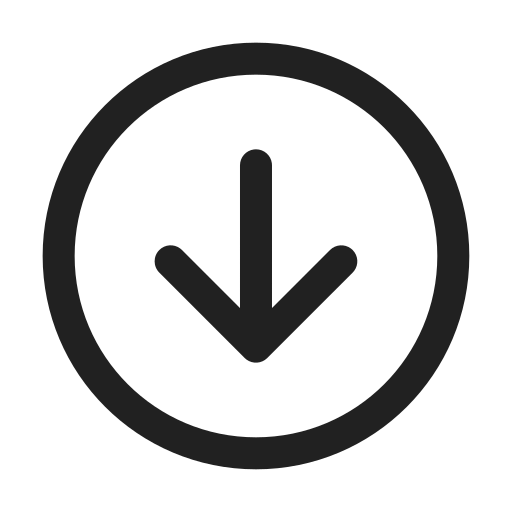 Ic, fluent, arrow, circle, down, regular icon