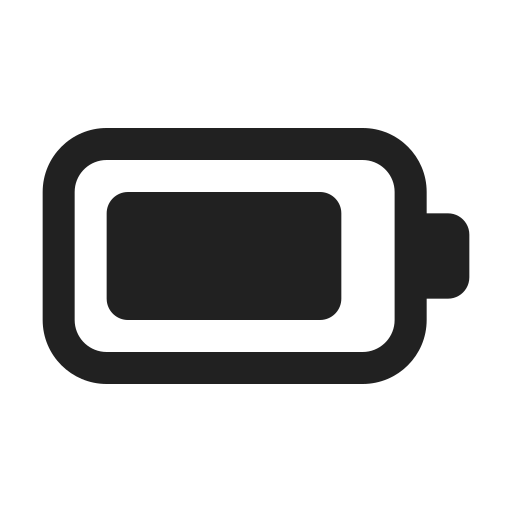 Ic, fluent, battery, regular icon
