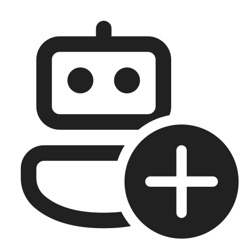 Ic, fluent, bot, add, regular icon