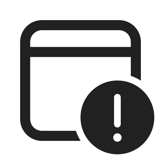 Ic, fluent, calendar, error, regular icon