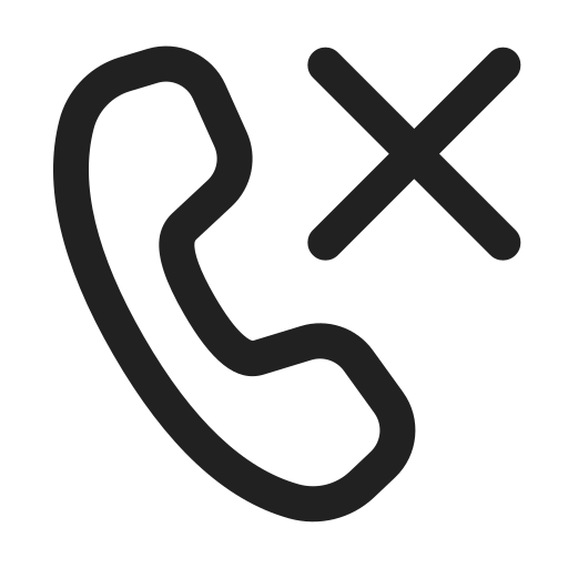 Ic, fluent, call, dismiss, regular icon