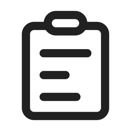 Ic, fluent, clipboard, text, ltr, regular icon