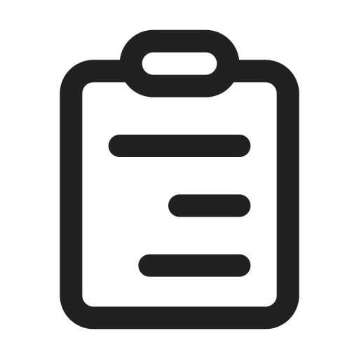 Ic, fluent, clipboard, text, rtl, regular icon