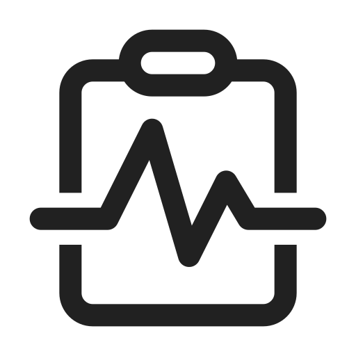 Ic, fluent, clipboard, pulse, regular icon