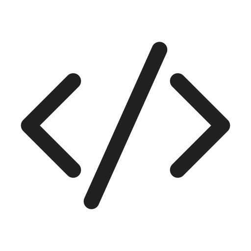 Ic, fluent, code, regular icon