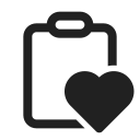 Ic,Fluent,Clipboard,Heart,Regular
