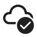 Ic,Fluent,Cloud,Checkmark,Regular