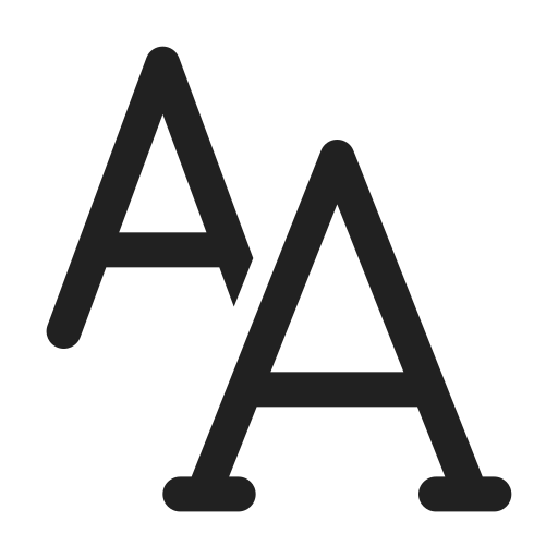 Ic, fluent, text, font, regular icon