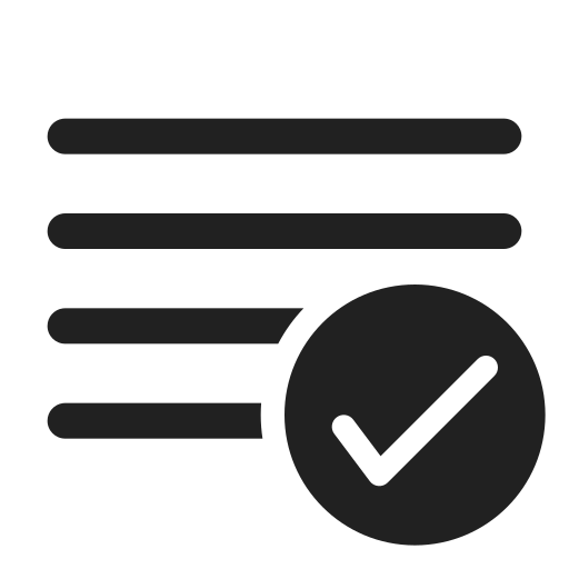 Ic, fluent, text, grammar, checkmark, regular icon