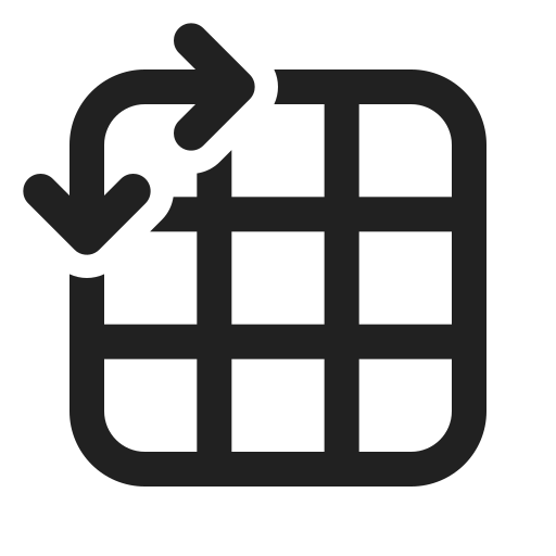 Ic, fluent, table, switch, regular icon