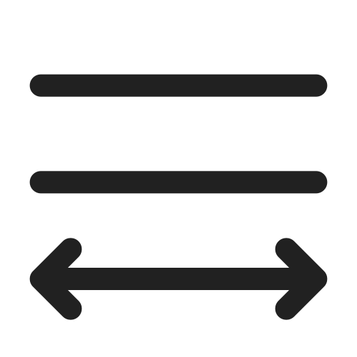 Ic, fluent, text, align, distributed, evenly, regular icon