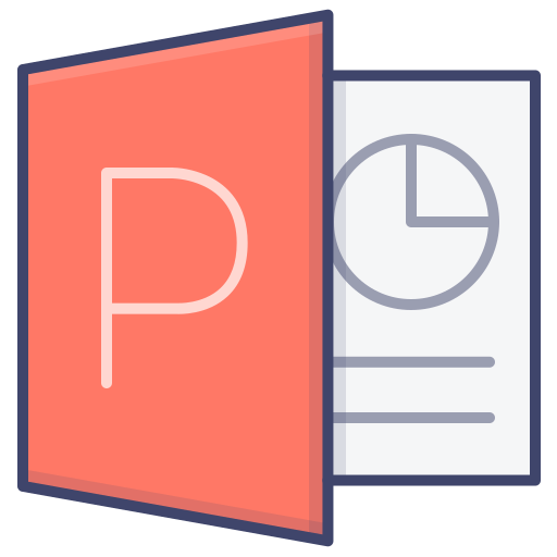 Office, powerpoint, software, windows icon