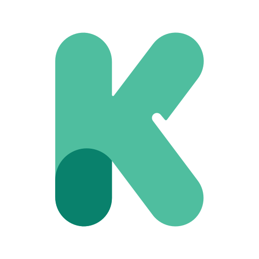 Application, online, logo, k, kik, network icon