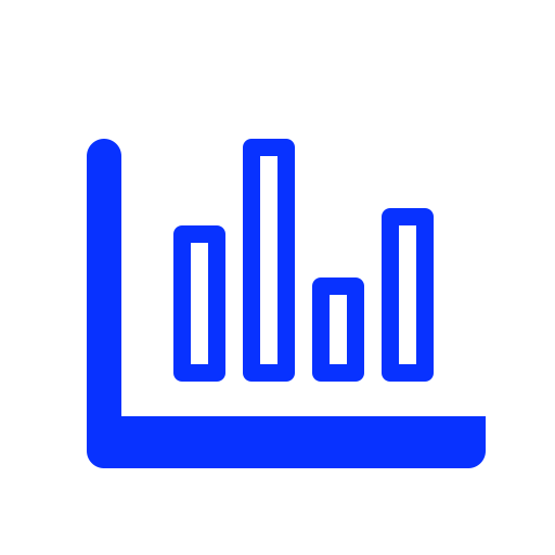 Bar, chart, diagram, line, report, sales, statistics icon