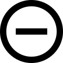 Minus,Outline ok 