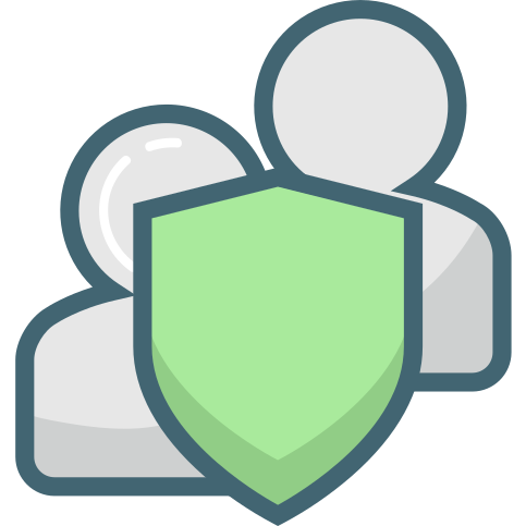Secure, gdpr, user, data icon