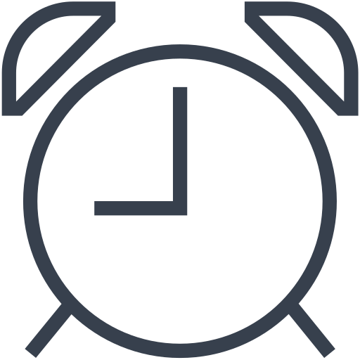 Clock, stopwatch, time, alarm, alert, attention, timer icon
