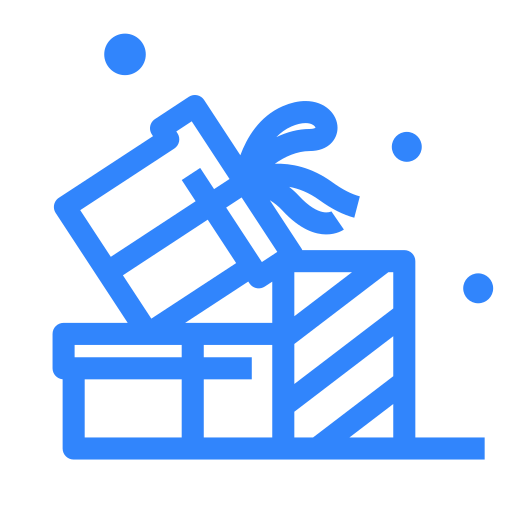 Christmas, gift, newyear, present, snow icon