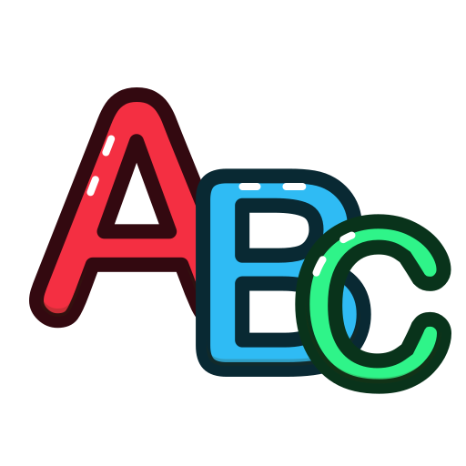 Abc, letter, alphabet, letters icon