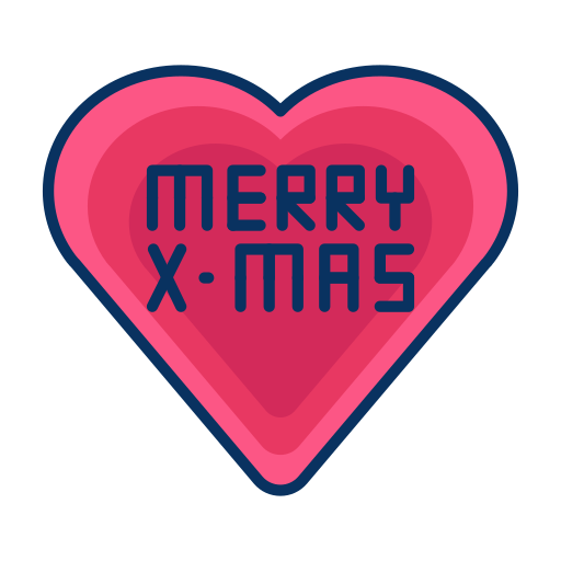 Christmas, favourite, heart, love, merry icon