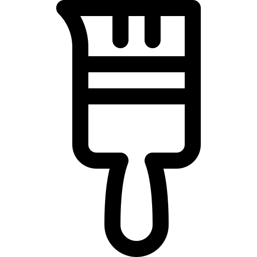 Ux, brush, app, basic icon