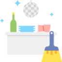 furniture and household,party,furniture,clean,cleaning,cart,service,broom,housekeeping,maid,cleaning service,cleanup,after