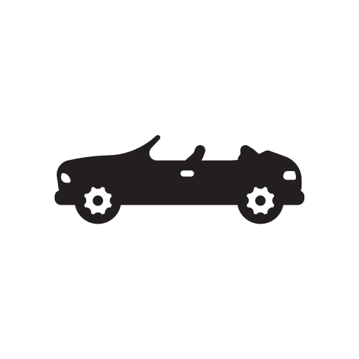 Automobile, cab, cabrio, cabriolet, car, transportation, vehicle icon