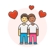 Couple,Gay,Head,To