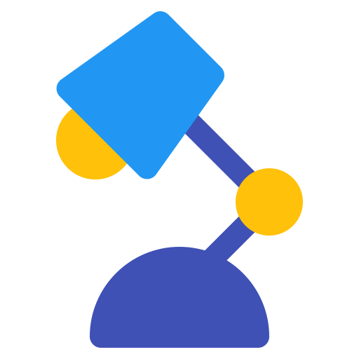 App, desktop, lamp, light, study icon