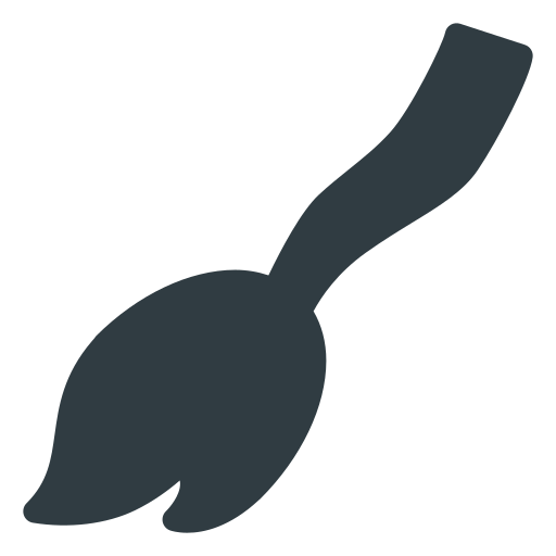 Broom, halloween icon