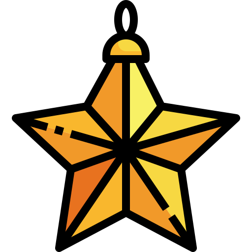 Star, xmas, christmas, celebration, ornament icon