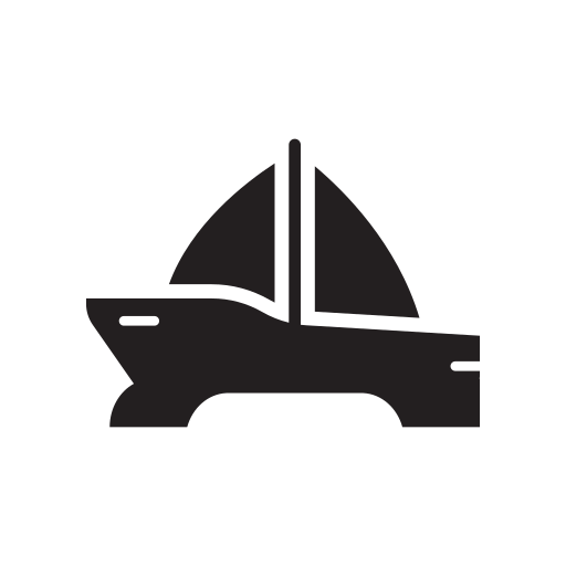 Boat, catamaran, hawaii, sea, ship, travel, truck icon