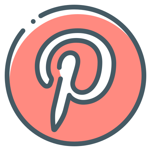 Logo, pin, pinterest icon