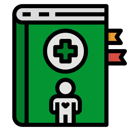 Book, education, handbook, medical, medicine icon
