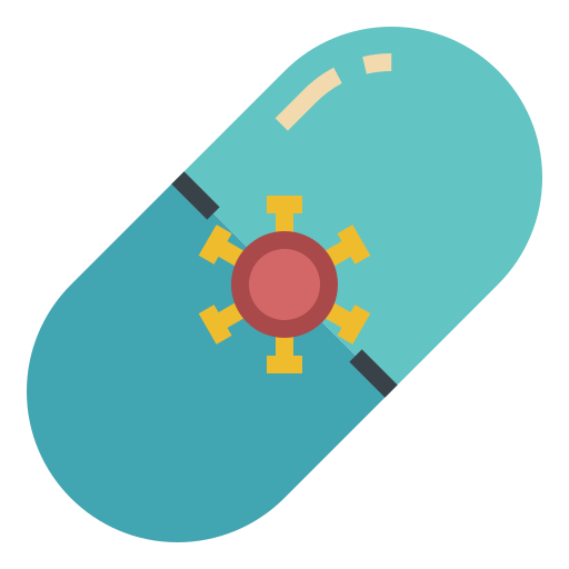 Antivirus, capsule, medical, pill, virus, covid-19, corona icon