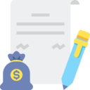 money,business and finance,money bag,investment,business,contract,files and folders,pen,signature,crowdfunding,corporation