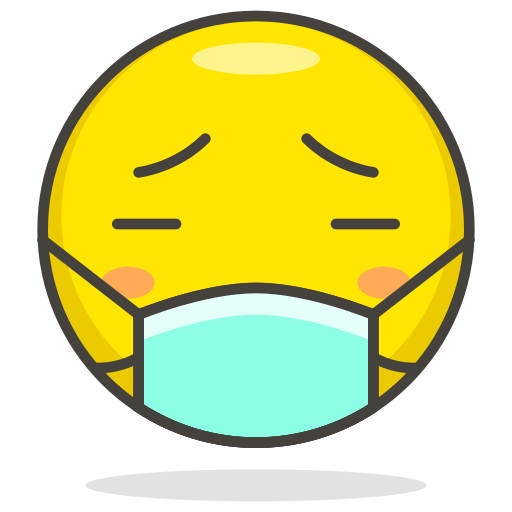 Face, mask, medical icon
