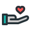 Medical & healthcare set (filled outline) icon 64x64