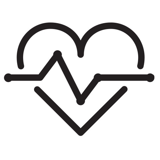 Disease, graph, heart, medical, medicine icon