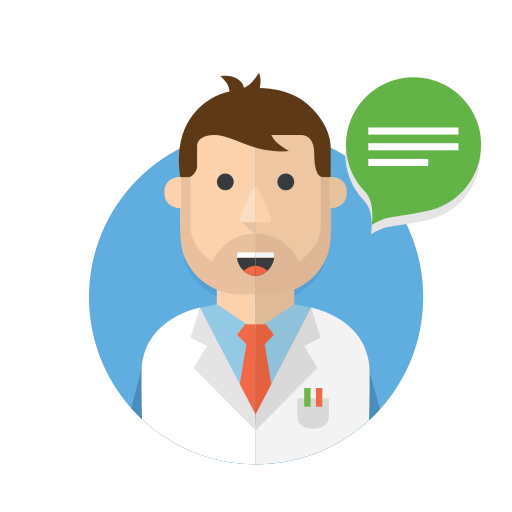 Doctor, drug, healthcare, medical, medicine, message icon