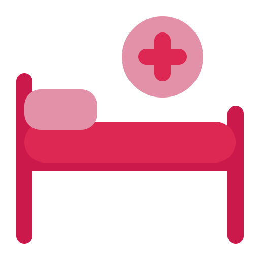 Bed, health, hospital, medical icon